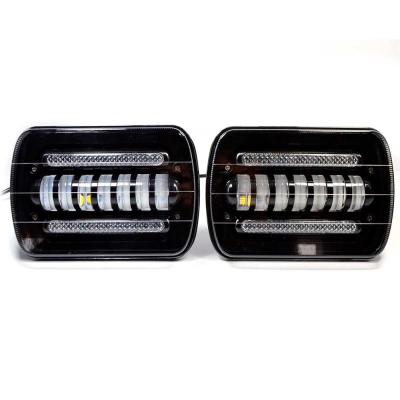 Фара рабочего света Leader + DRL 01-105 (200x70x140) 12-24 В / 105 Вт / 6000K 2 шт