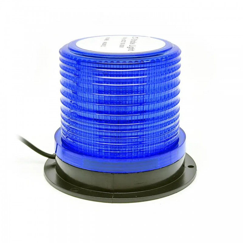 Проблисковый маячок Leader RD-213 10V-30V 6W на магните синяя