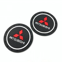 Антискользящий коврик в подстаканники Mitsubishi