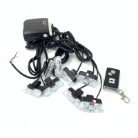 Стробоскоп у решітку радіатора Federal Signal LED 800 V28H (червоно-синій/ білий) 8 шт