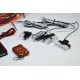 Стробоскоп LED 9202 білий у решітку радіатора з пультом