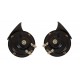 Сигнал автомобільний Kajer COSTAR 002 12V black (к-т 2шт)