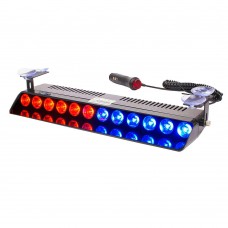 Стробоскоп S12 BR Leader 12V красно-синий многорежимный на стекло