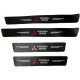 Накладка на пороги Mitsubishi carbon (к-т 4шт)
