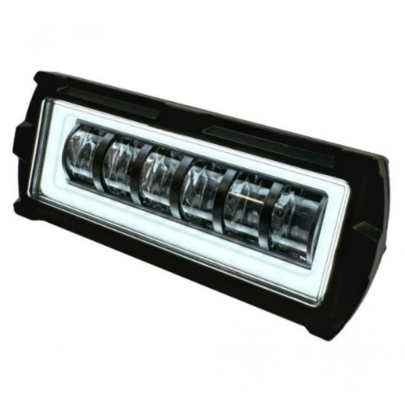 Фара рабочего света Leader FLOOD + DRL 6Ledx6W (125x50x55)/ 10-60V/36W/6000K