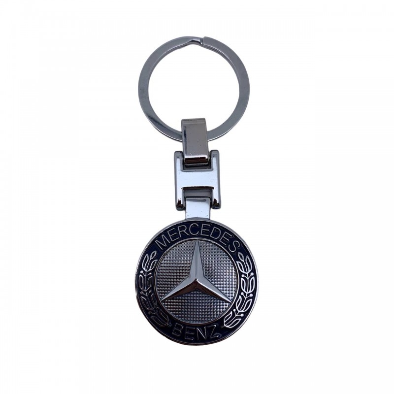 Брелок автомобильный металлический для ключей Mercedes-Benz