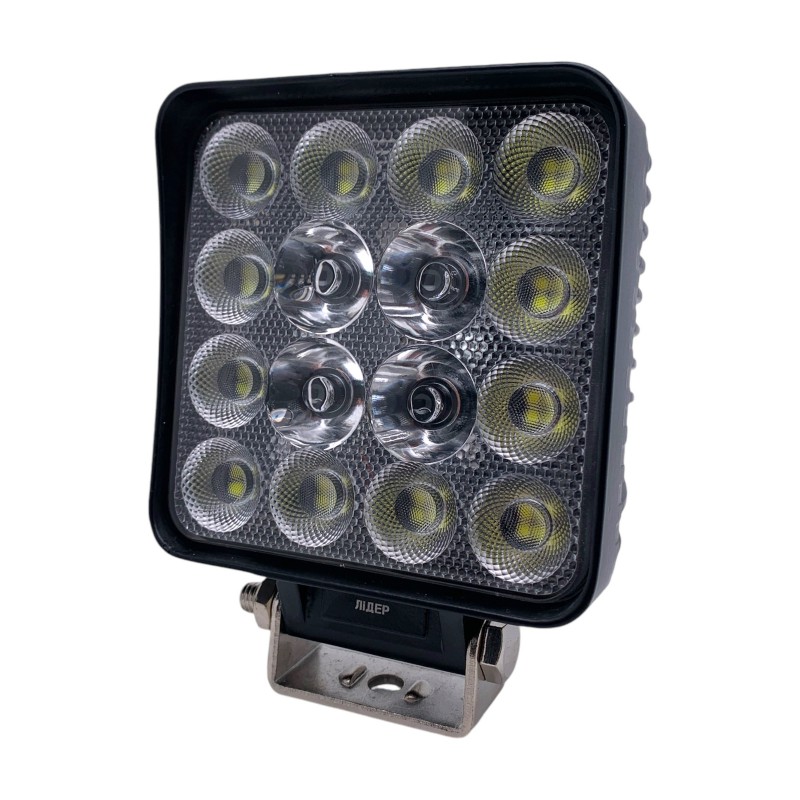 Фара рабочего света Leader 0164 COMBO 52Led (105х125х50)/10-60V/58W/6000K 1шт