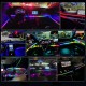 Подсветка салона Ambient Light RGB 110 см 12V, диодная лента на торпеду