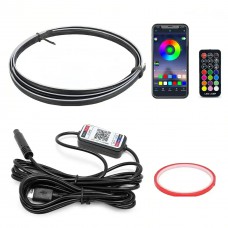 Подсветка салона Ambient Light RGB 110 см 12V, диодная лента на торпеду