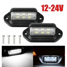 Подсветка номера LED универсальная с креплением 12-24V