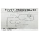Разрежение во впускном коллекторе Ket Gauge 7706-3 52 мм