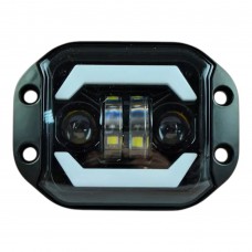 Фара светодиодная Leader J09 FLOOD + SPOT+ DRL 10-60V, 35W, 3200Lm