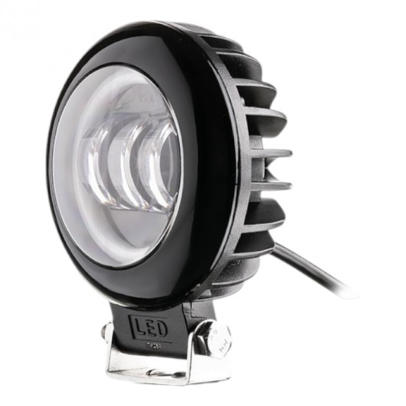 Фара рабочего света Leader + Yellow DRL 89BC FLOOD 3Ledx15W 10-60V/45W/6000K
