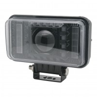Светодиодная линза (фара) J 53 Leader 33W W/W + DRL 12-24V
