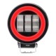 Фара светодиодная Leader + Red DRL V77 12-24V, 30W (6x5W), 2700Lm 1шт