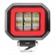 Фара рабочего света Leader + Red DRL V76 FLOOD 6Led x 5W (90 x 105 x 55) 10-30V/30W/6000K