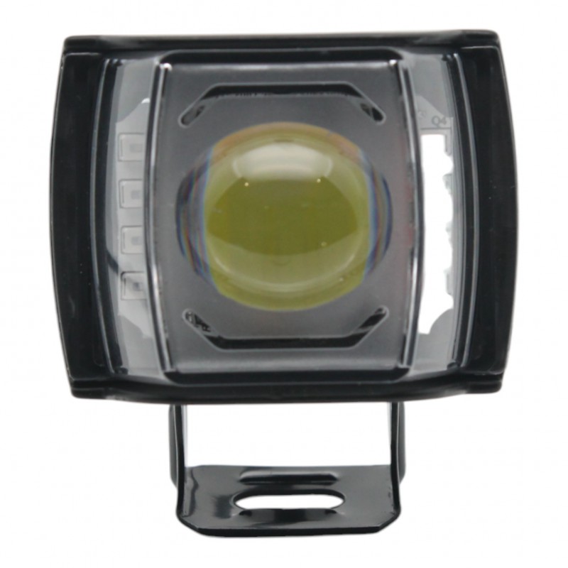Светодиодная линза (фара) BB 1813 Leader 10W W/Y + RGB 1LED 12-24V