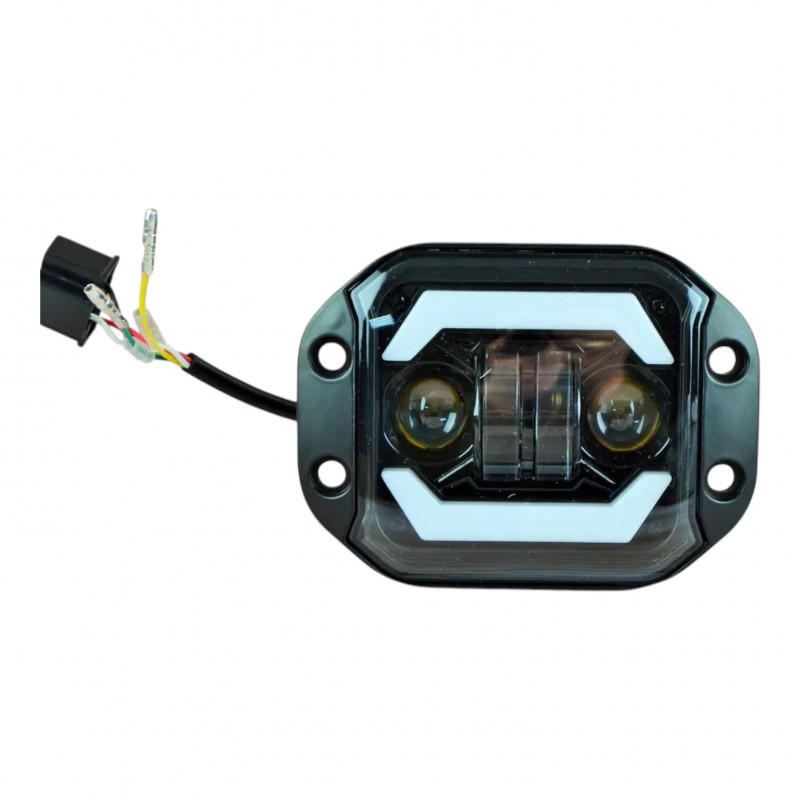 Фара светодиодная Leader J09 FLOOD + SPOT+ DRL 10-60V, 35W, 3200Lm
