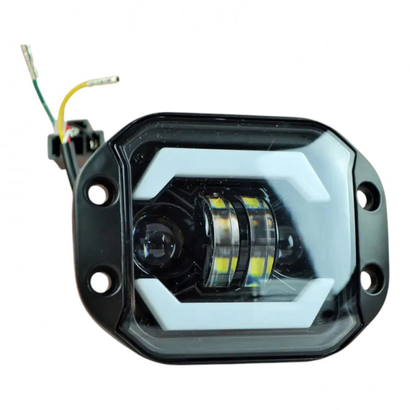 Фара светодиодная Leader J09 FLOOD + SPOT+ DRL 10-60V, 35W, 3200Lm