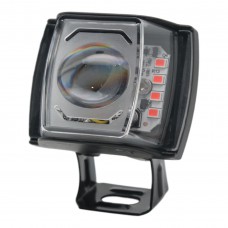 Светодиодная линза (фара) BB 1813 Leader 10W W/Y + RGB 1LED 12-24V