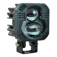 Светодиодная LED фара Leader P-66 40W (2х20W) CREE W/Y 68 х 68 х 49/ 10-60V