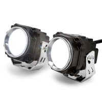 Світлодіодна фара SD 05 30W дальнє світло з ДХВ червоного кольору 10-60V 2 шт
