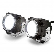 Светодиодная фара SD 05 30W дальний свет с ДХО синего цвета 10-60V 2 шт