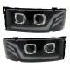 Светодиодная фара Scania G440, G400, G450, P410, R420 60W ближний и дальний свет с ДХО 2 шт