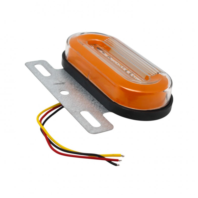 Габаритный фонарь MOVING SIDE LAMP MINI желтый 12-24V 1 шт