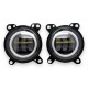 Противотуманные фары DAF 45W белый свет с ДХО и поворотом 10-60V 2 шт