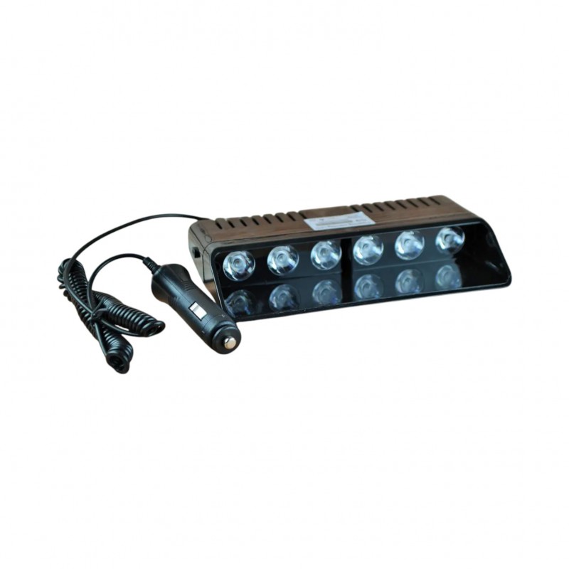 Стробоскоп S9 BR Leader красно-синий многорежимный на стекло 12V