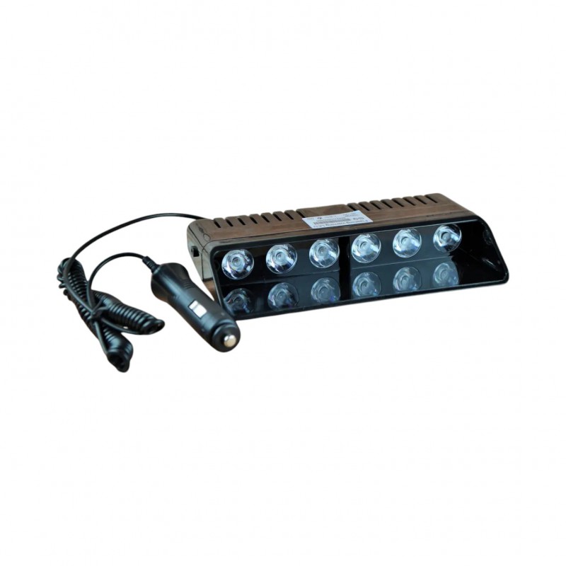 Стробоскоп S9 BR Leader красно-синий многорежимный на стекло 12V