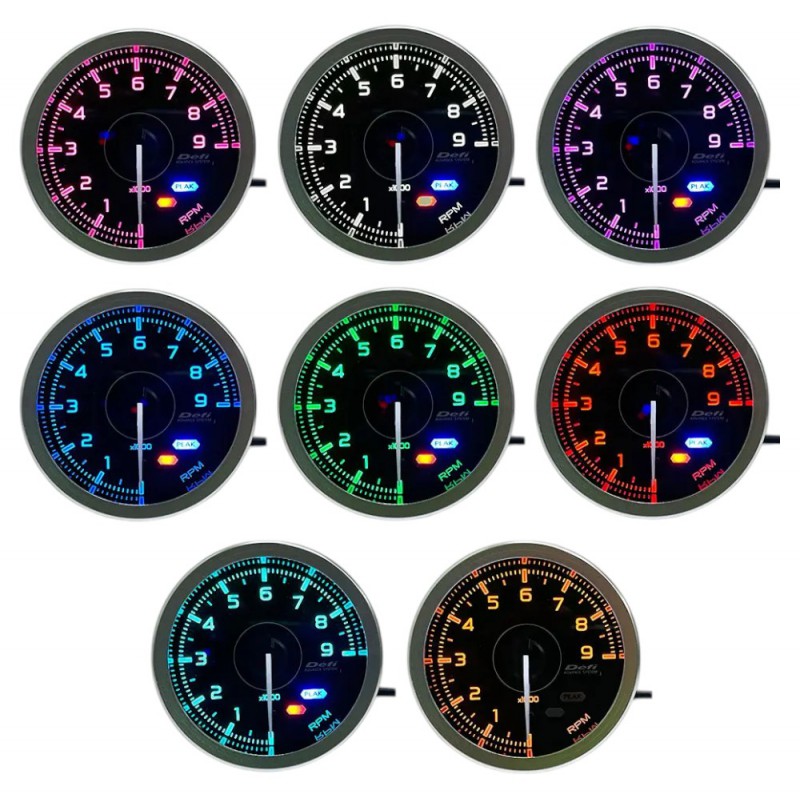 Тахометр Defi Premium DF14501 7 colors 60 мм