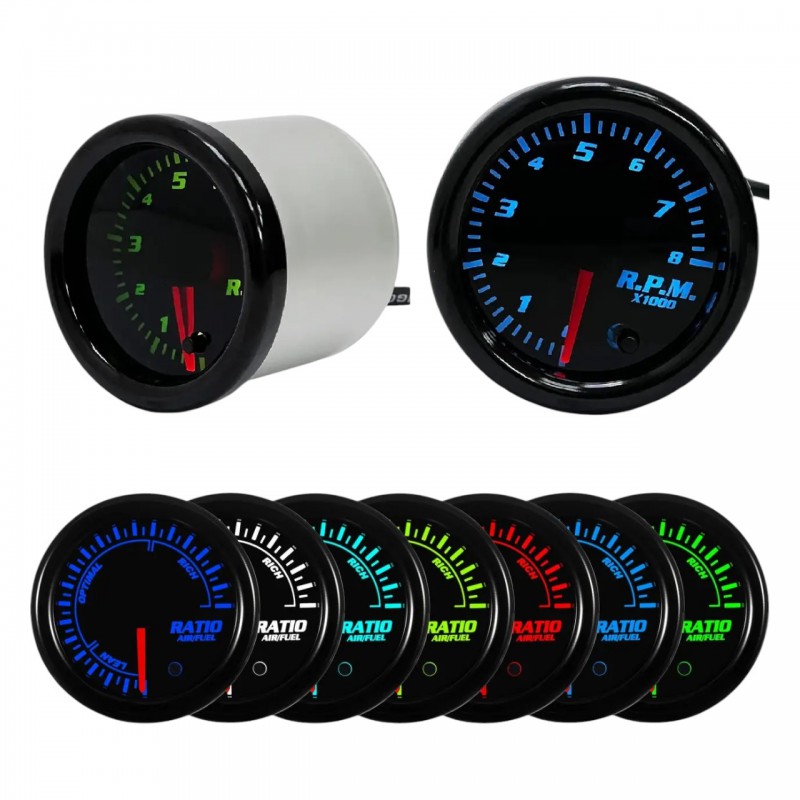 Тахометр Ket Gauge 5205 RGB 52 мм