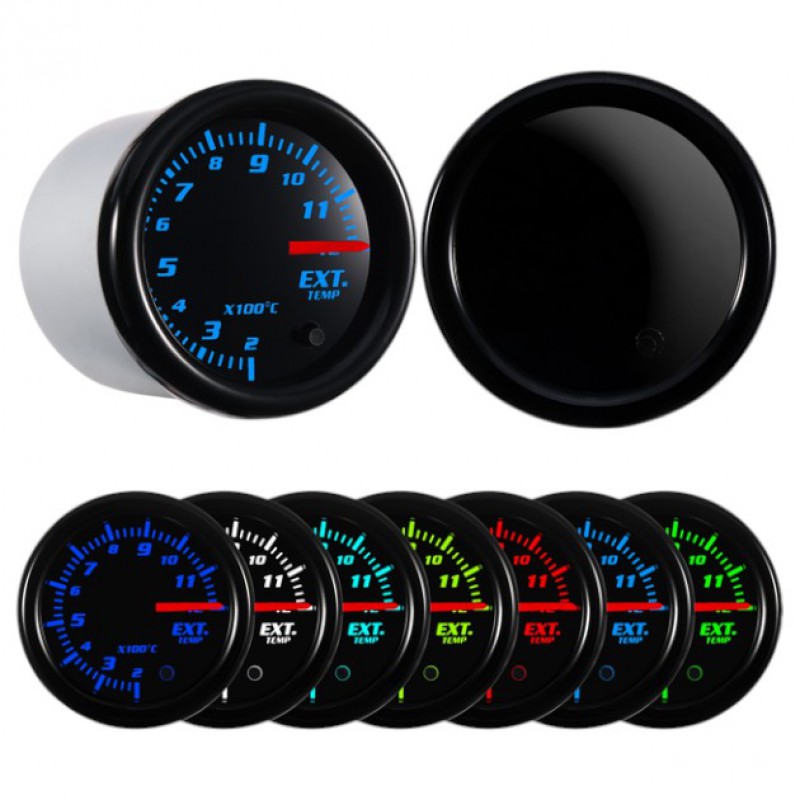Температура выхлопных газов Ket Gauge 5208 RGB 52 мм