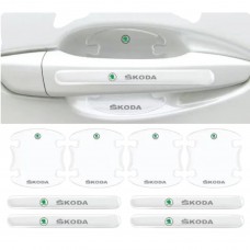 Защитная пленка под дверные ручки Skoda 8 шт