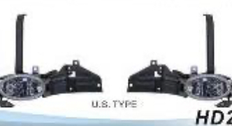 Фари дод. модель Honda Accord/2008-11/HD-286A/U.S TYPE/H11-12V55W/ел.проводка