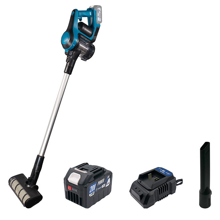 Акумуляторний пилосос PROFI-TEC PVC2520BL POWERLine (1×PT2060MP (6.0 Аг), зарядний пристрій)