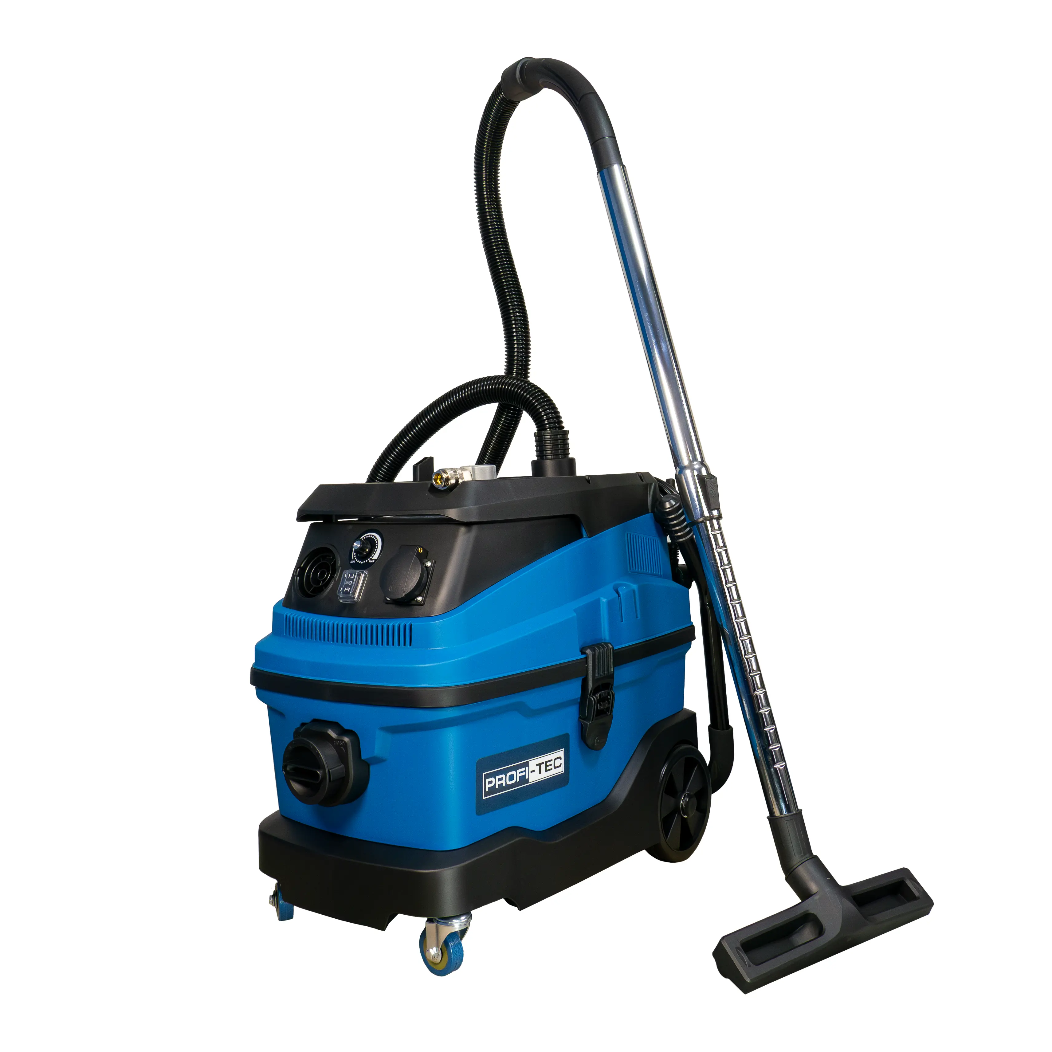 Пилосос будівельний PROFI-TEC PVC1630 (миючий з підключенням води, 1600 Вт, 30 л, розширений комплект)
