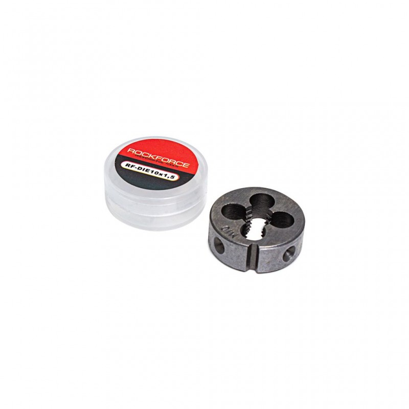 Плашка M10x1,5-Ø30мм, у пластиковому футлярі ROCKFORCE RF-DIE10x1,5