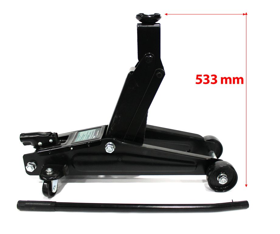Домкрат підкатний гідравлічний 3 т (h min 192мм, h max 533мм) ROCKFORCE RF-TH23003