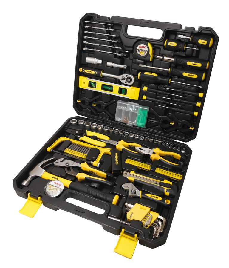 Набір інструментів 168пр. 1/4'', 3/8'(6гр)'(4-19мм) WMC TOOLS 3016