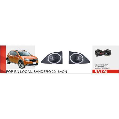 Фари дод. модель Renault Logan/Sandero 2013-16/RN846/H11-12V55W/ел.проводка