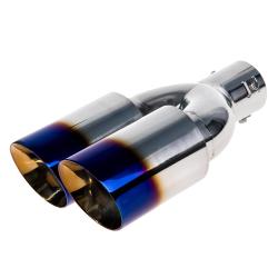 Насадка на глушник НГ-0260-BL, внутр.d 64мм/довж. 250мм/2*зовн.d 89мм