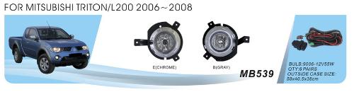 Фари дод. модель Mitsubishi Triton/L200 2006-08/MB-539B/HB4(9006)-12V51W/ел.проводка (MB-539B)