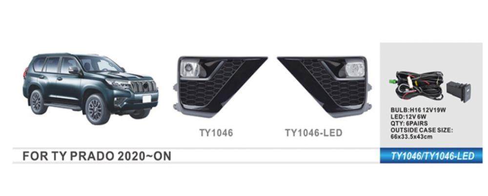 Фари дод. модель Toyota Prado FJ150 2020-/TY-1046A/H11-12V55W/eл.проводка