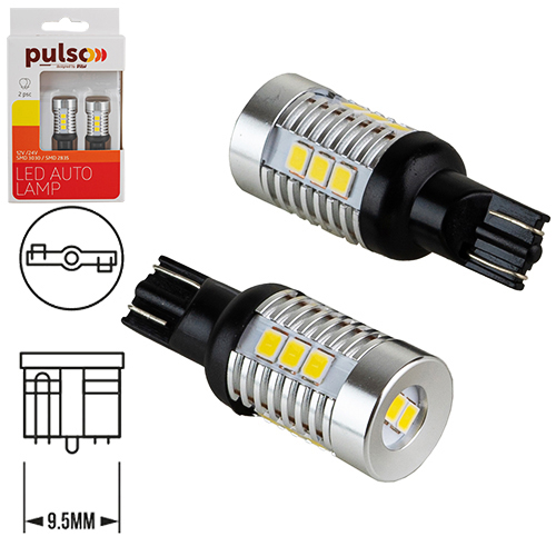 Лампа PULSO/габаритні/LED T10(T16)/W2.1x9.5d/14SMD-2835/9-18v/1050lm (LP-66921)