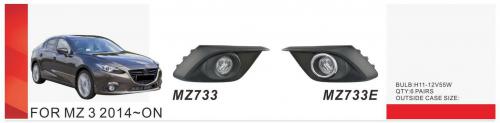 Фари дод. модель Mazda 3 2014-16/MZ-733E/H11-12V55W/ел.проводка (MZ-733E)