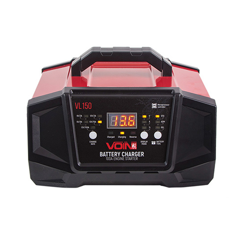 Пуско-зарядний пристрій VOIN VL-150 6 12V/2A-8A-15A/Start-100A/8-180AHR/LCD індик.