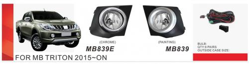 Фари дод. модель Mitsubishi Triton/L200 2015-18/MB-839E/H16-12V19W/ел.проводка (MB-839E)